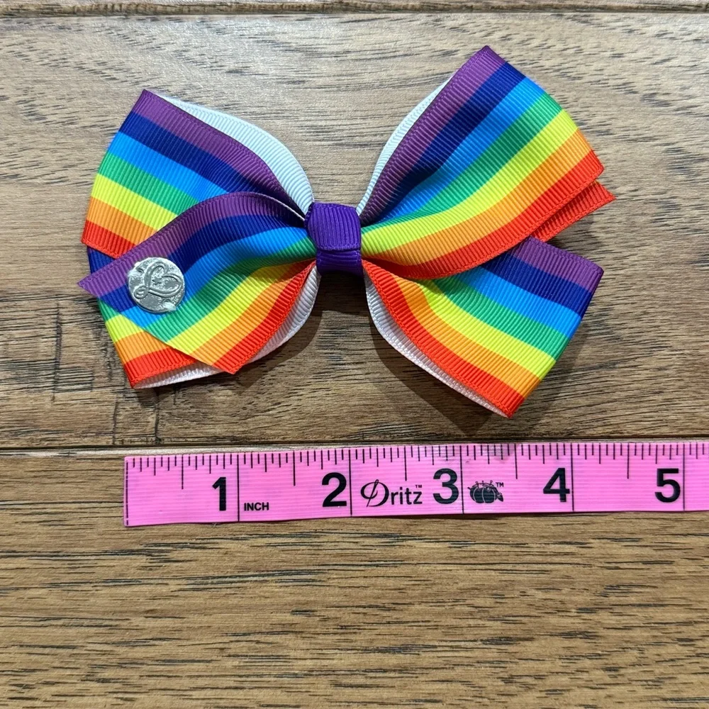 Girls JoJo Siwa Bows - Ombre Bow and Rainbow Bow